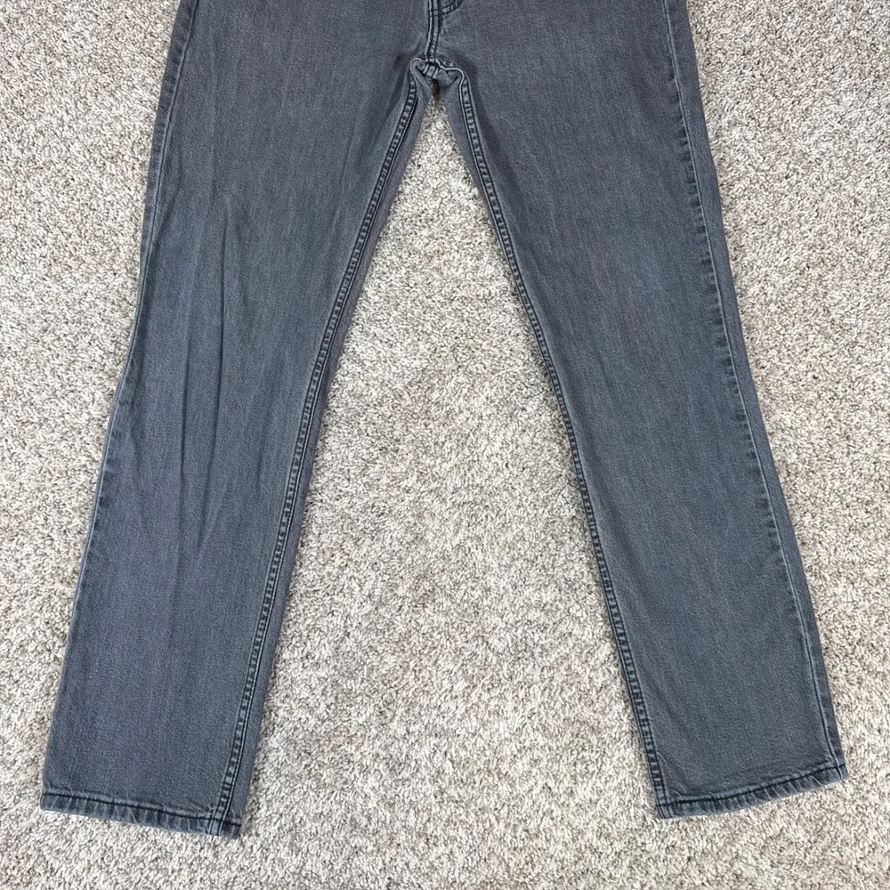 Levis 511 Jeans‎ Mens 36x34 Gray Slim Fit Charcoal Stretch Denim Pants Strecth